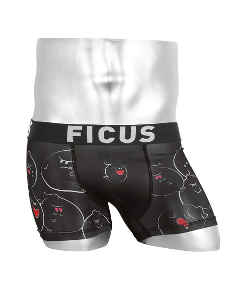 FICUS/フィークス OBAKE メンズ ボクサーパンツ アンダーウェア 下着 前閉じ ツルツル ホラー かわいい おしゃれ 彼氏 夫 息子 プレゼント 通販(OBAKE)【メール便】 cts